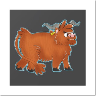 Highland cow Posters and Art